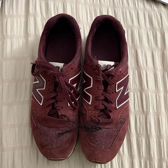 New Balance 696 Women's Deep Red Burgundy Free People - Anthropologie - 9 - Picture 7 of 13